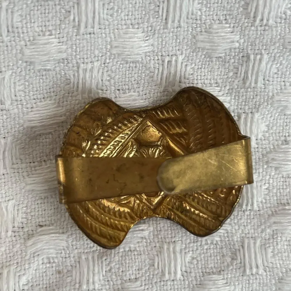 Vintage Boy Scout BSA Cub Scout Wolf Rank Neckerchief Slide - Metal Knot